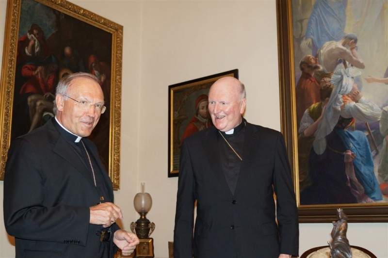Nadškof Stres in nadškof Hart - foto - Igor Vojinovič