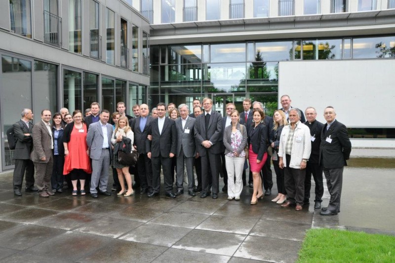 Udeleženci srečanja tiskovnih predstavnikov evropskih škofovskih na sedežu DBK v Bonnu - Foto Brenda Drumm (Irska škofovska konferenca)
