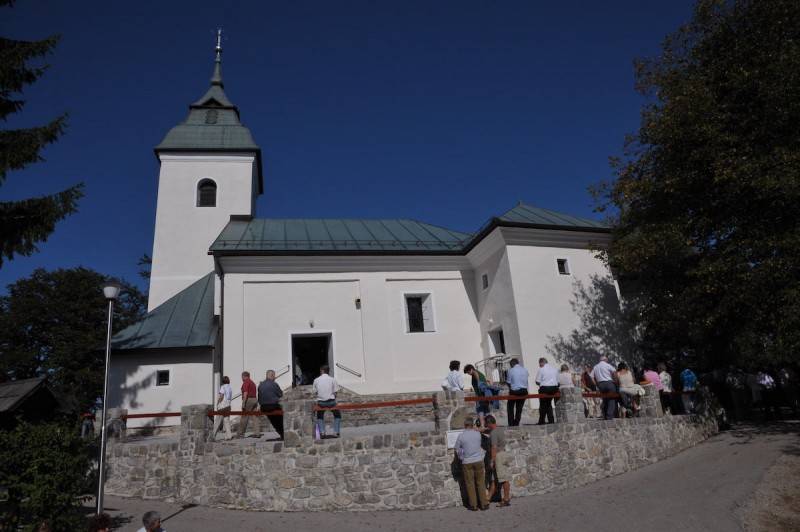 Podružnična cerkev Rojstva device Marije na Kureščku - Foto: Družina