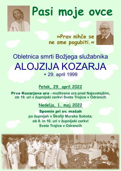 Obletnica smrti B. sl. Alojzija Kozarja